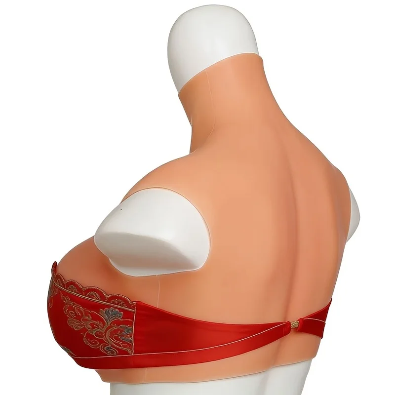 Huge Silicone Breast Forms Fake Boobs Plate for Transgender Crossdresser Dragqueen Cosplay Soft Shake Plump Bodysuit