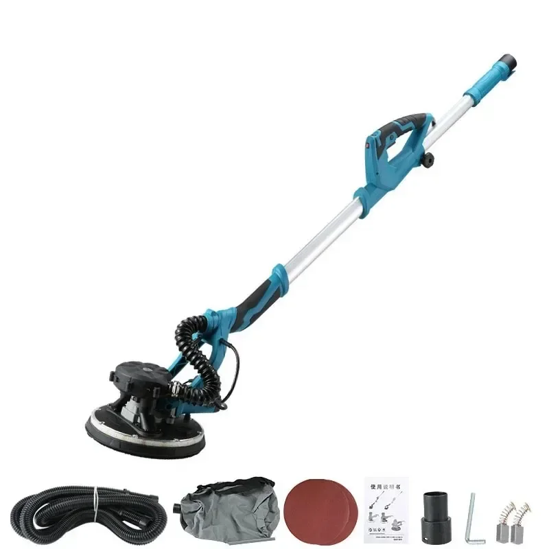 1800W Portable Drywall Sander No Dust Electric Wall Sander Adjust Speed Wall Putty Polishing Grinding Machine