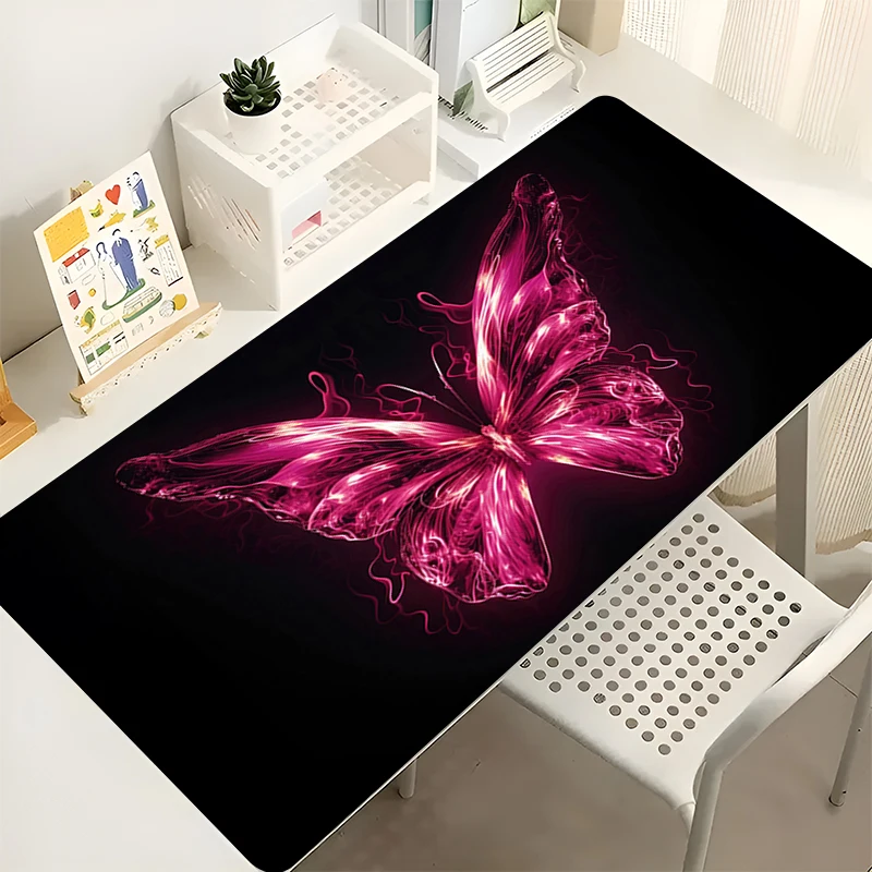 

Mouse Pad Gaming Mousepad Desktop Anti-slip Protective Mat Butterfly Computer Functional Keyboard Pad Mausepad Anti-skid Pad