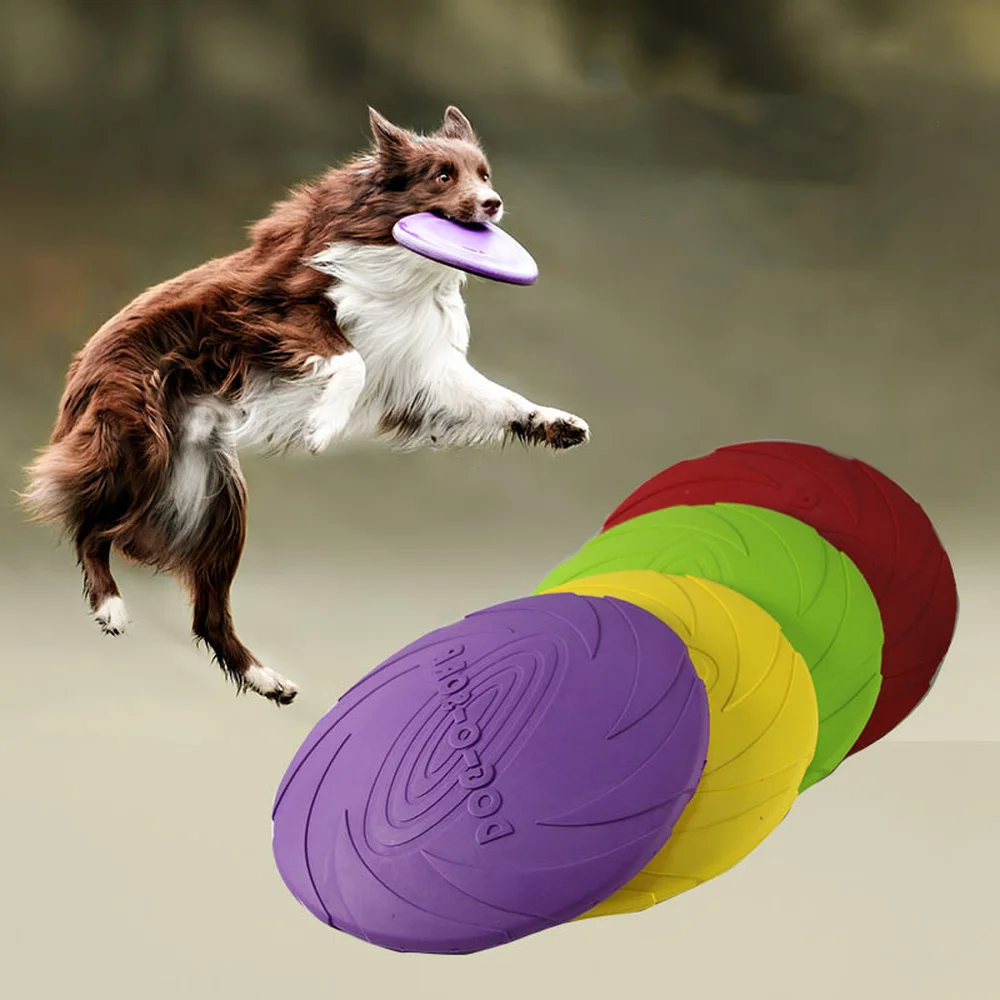 

Soft Play Toys Pet Training Flying Disk Accessories Pet Dog Toy Chew Dog Puppy Saucer Games Dogs Toys Dog Accessories for Dogs