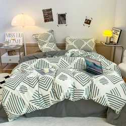 Nordic Style Duvet Cover Queen/King Size Skin-Friendly Soft Comforter Cover All-Seasons Aloe Cotton housse de couette 200X230CM