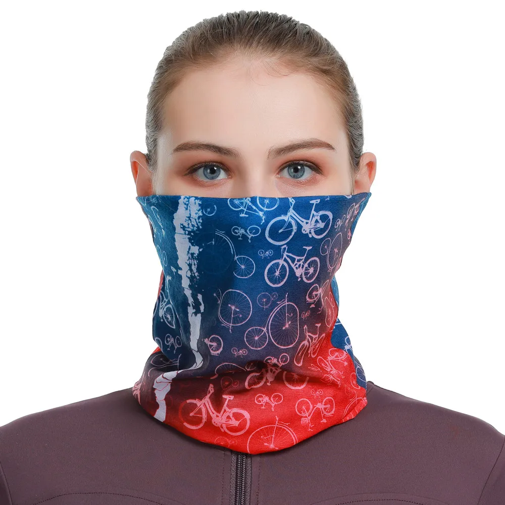 Sport all'aria aperta Face Bandana Magic fasce senza cuciture per donna uomo escursionismo ciclismo sciarpa al collo femminile maschio passamontagna tubo fazzoletto