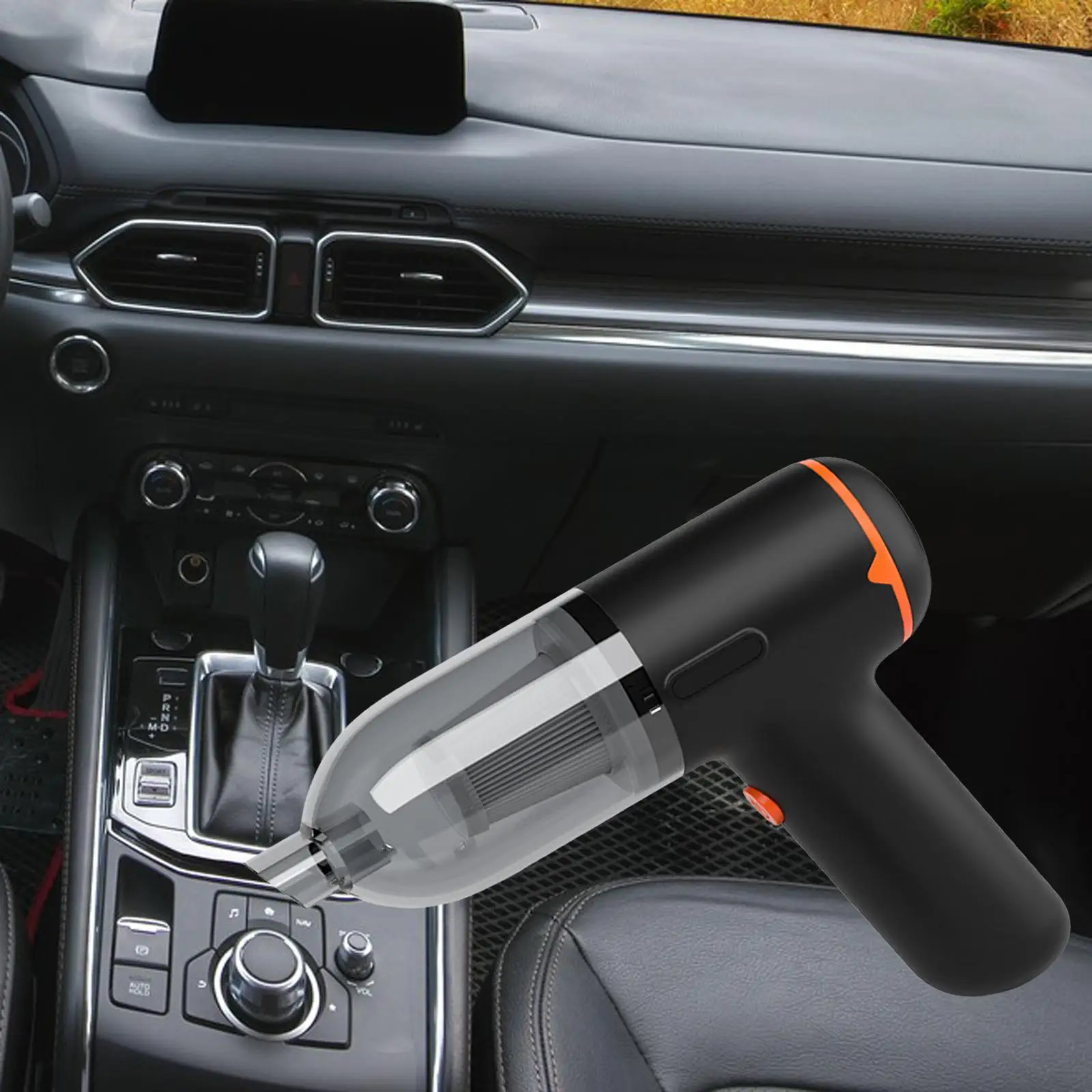 Mini Car Vacuum Duster Strong Suction Robot Vacuum Cleaner USB for Home Car