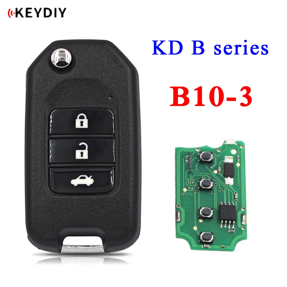 

KEYDIY B Series B10-3 3 Button Universal KD Remote Control for KD-MAX KD900 KD900+ URG200 KD-X2 Mini KD for Honda Style