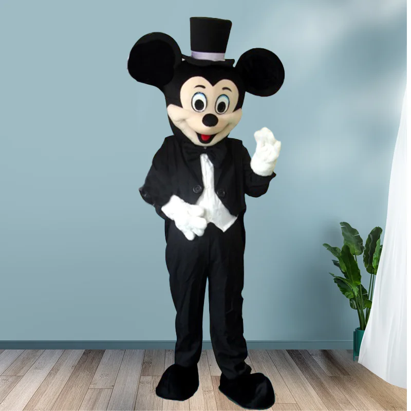 Cosplay Mickey Minnie Mouse mascotte set klassieke stripfiguren reclame evenement partij volwassen cosplay kostuum Disney