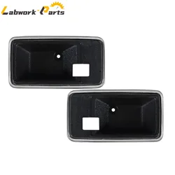 Set Interior Door Handle Bezel Cup For 1977 78 79 80 81 Firebird/Trans Am&Camaro