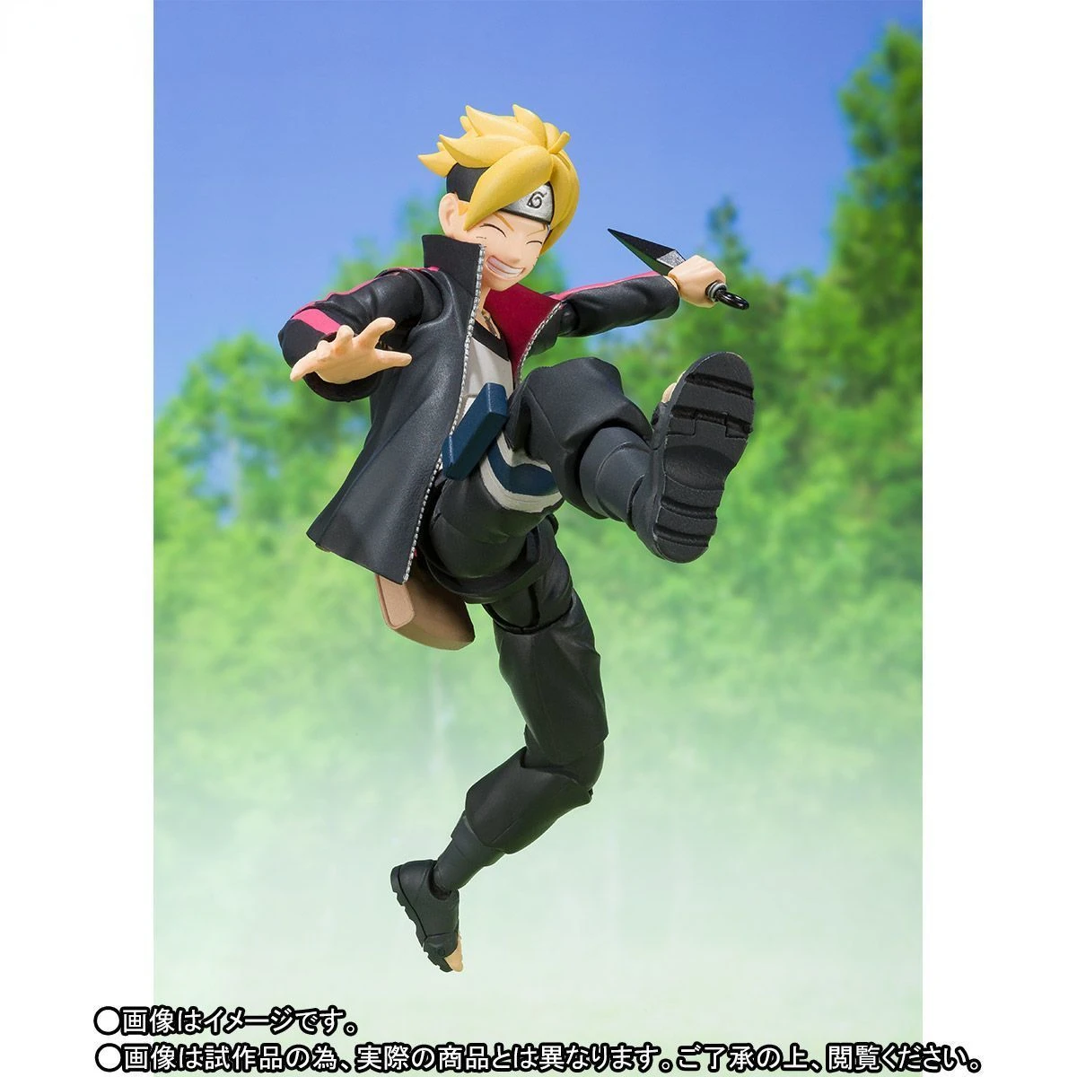 In Stock Bandai S.H.F Naruto Boruto Uzumaki  Action Figure Toy Series Gift Collection