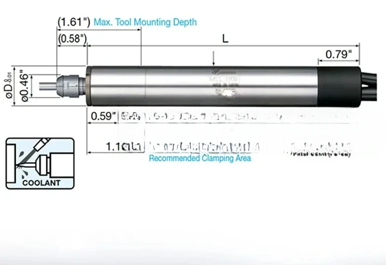 High Speed Pneumatic Motor Spindle, MSST-2330R 2308R 2302RA