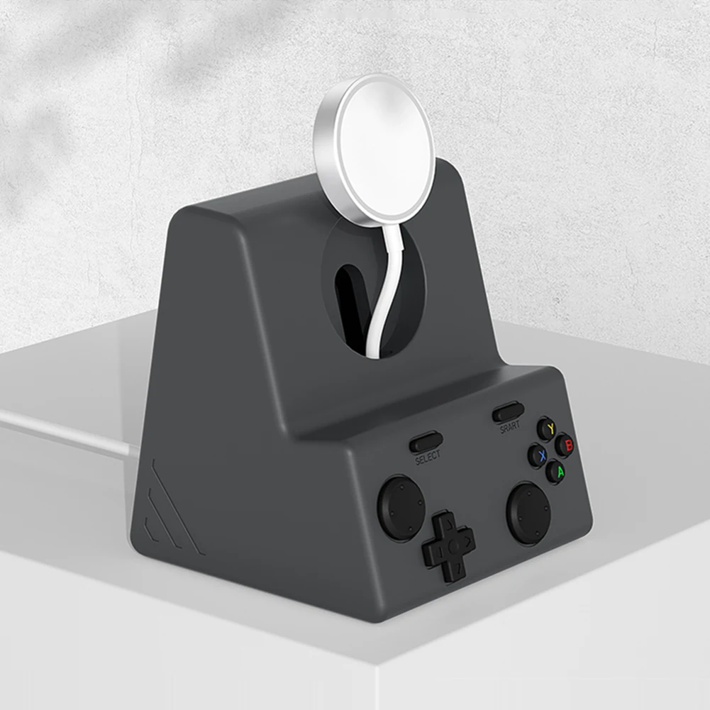 

Подставка для зарядного устройства Силиконовая док-станция для зарядного устройства Док-станция Силиконовый держатель для зарядного устройства для Apple Watch Series 10, 9, 8, 7, 6, 5 4 3 2 1