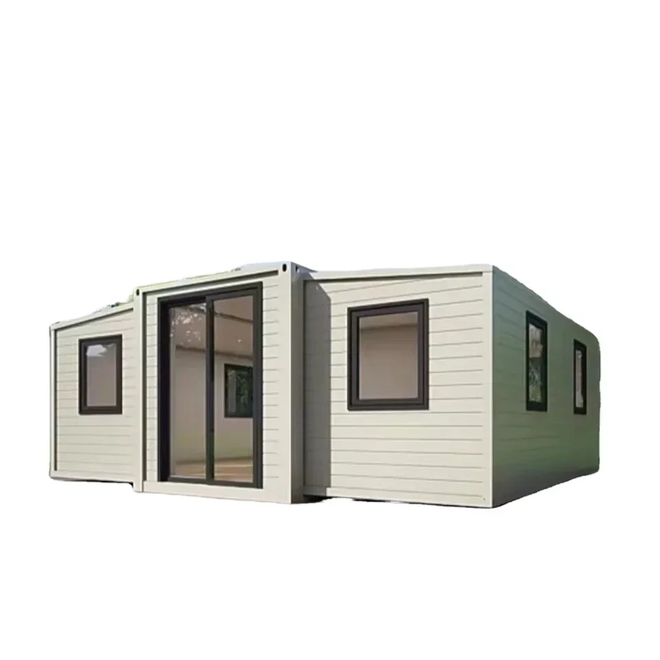 Luxury Prefabricated Portable Container House Double Wing Folding Room with Free Expansion CapabilityTiny Home