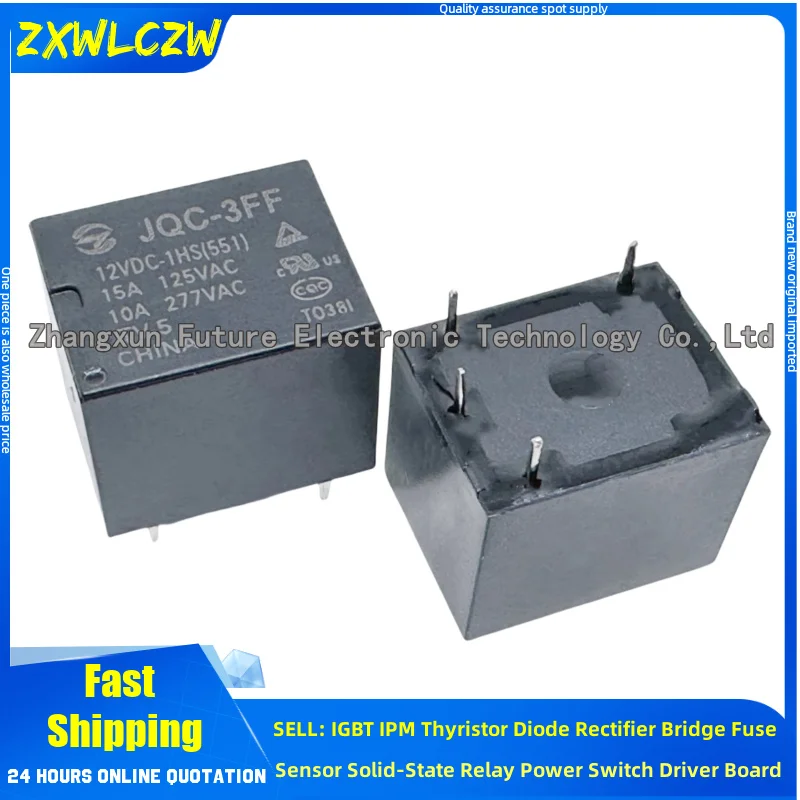 5Pcs/Lot Jqc-3Ff 12…