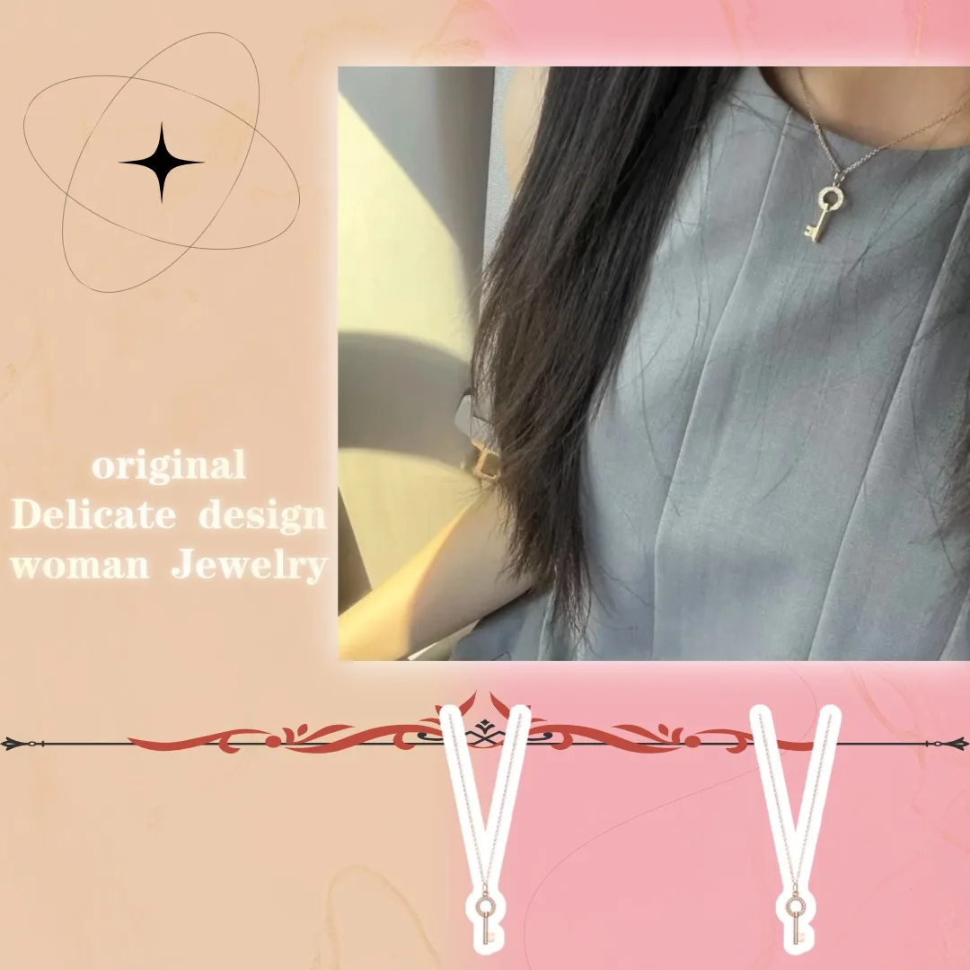 

Extraordinary and refined Only produce high-quality original Necklace Luxury Brand Women's Trendy Holiday Engagement Jewelry
