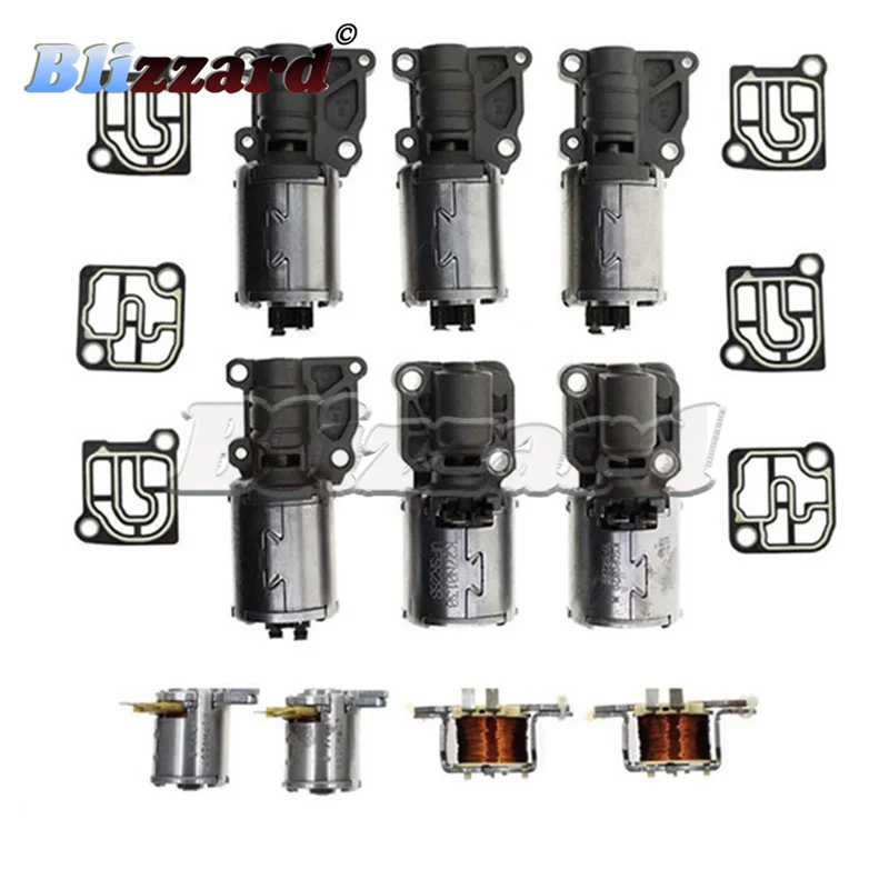 10PCS 0B5 DL501 Transmission Valve body Solenoids For AUDI A4 A5 A6 A7 Q5 Shift Solenoid DL501 7-SPEED