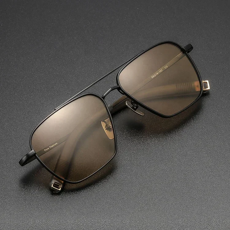 Classic High End Sunglasses Polarized Men Driving Wholesale Designer Inspired Sunglasses 2022 Korean Titanium Sun glasses Shades