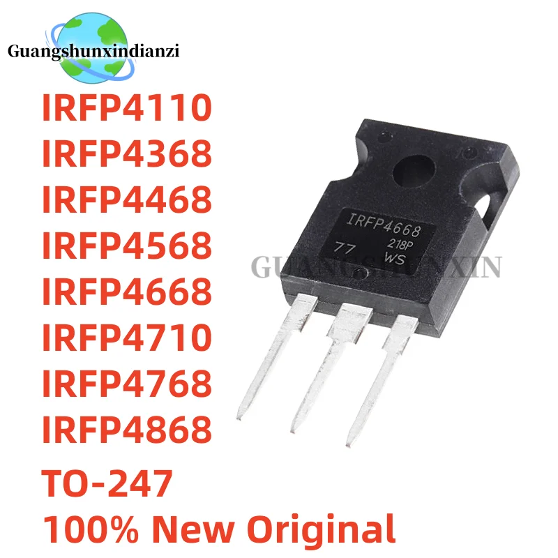 5PCS 100% New Original IRFP4110 IRFP4710 IRFP4368 IRFP4468 IRFP4568 IRFP4668 IRFP4768 IRFP4868 TO-247 Field effect tube In Stock