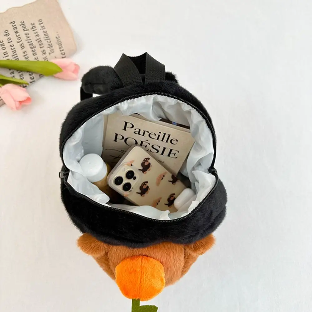 

Забавный рюкзак с капибарой, мультяшная большая вместительная школьная сумка для школьников, школьная сумка на плечо для подарка