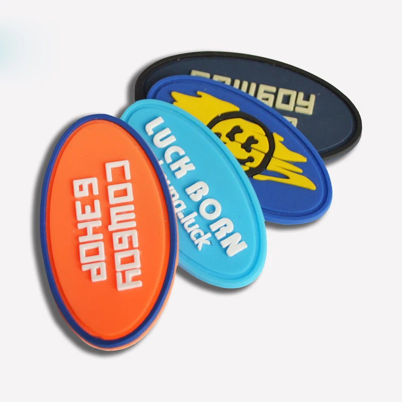 

Custom Colourful 3D PVC rubber clothing label, brand labels for clothing, bag, casue dressed, sports as custom design