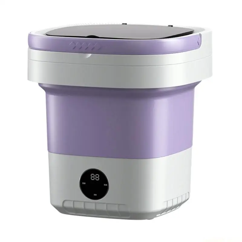 D0AB Lightweight Portable Washer for Easy Storage and Travel Use Mini Washing Machine