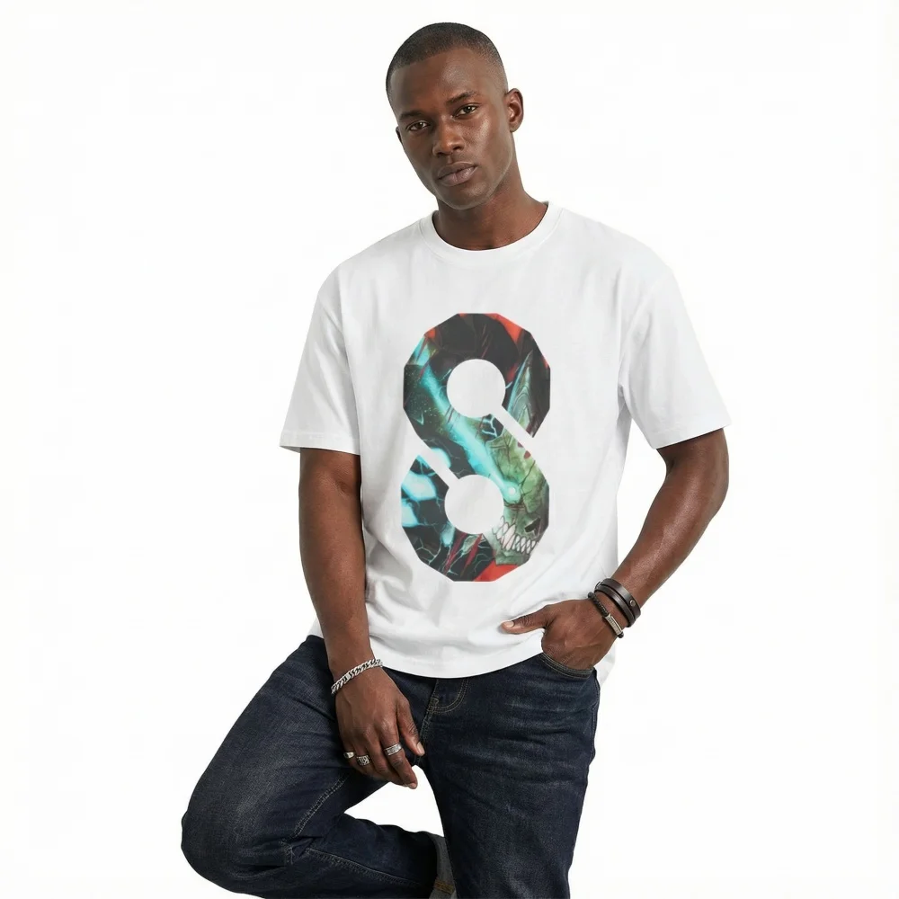 Men's Fashion Black T-Shirt with 3D Skull Graphic Print Oversized Casual Streetwear Tee for All Seasons Graphic T Shirts Men