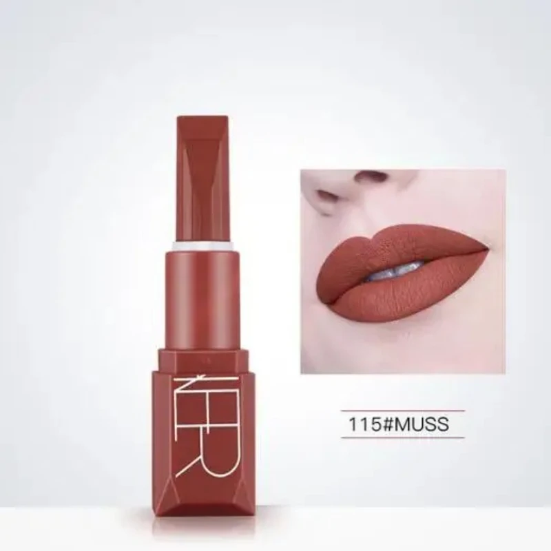 Pudaier velvet matte lipstick 5 colors makeup set pumpkin series vitamin E waterproof long lasting nude brow lipstick