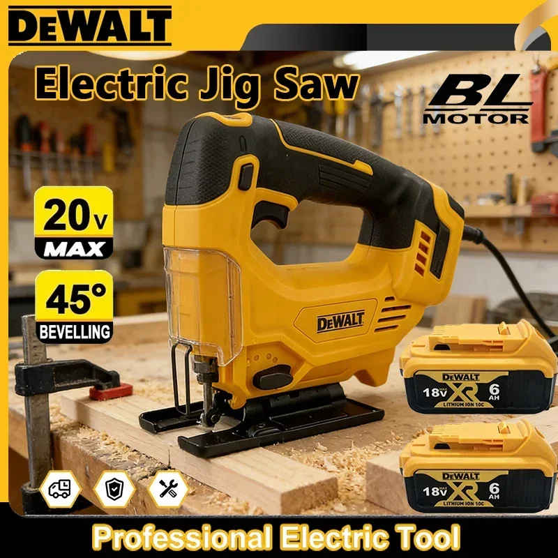 

Аккумуляторный лобзик DEWALT, 3000 об/мин, 3 регулируемые скорости, многофункциональный электрический лобзик для деревообработки
