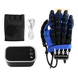 Right Hand Rehabilitation Glove Right Hand Rehabilitation Robot Glove 9 Gear Strength Adjustment Hand Finger Exerciser