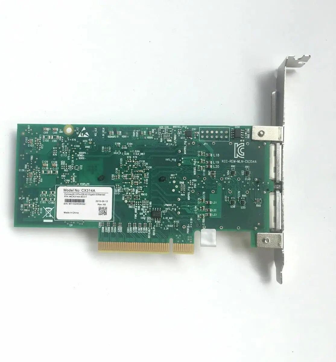 MCX314A-BCCT Mellanox CX314A ConnectX-3 Pro 40GbE شبكة إيثرنت QSFP ثنائية المنفذ / بروتوكول النقل: TCP UDP IP، IPSec، iSCSI #3