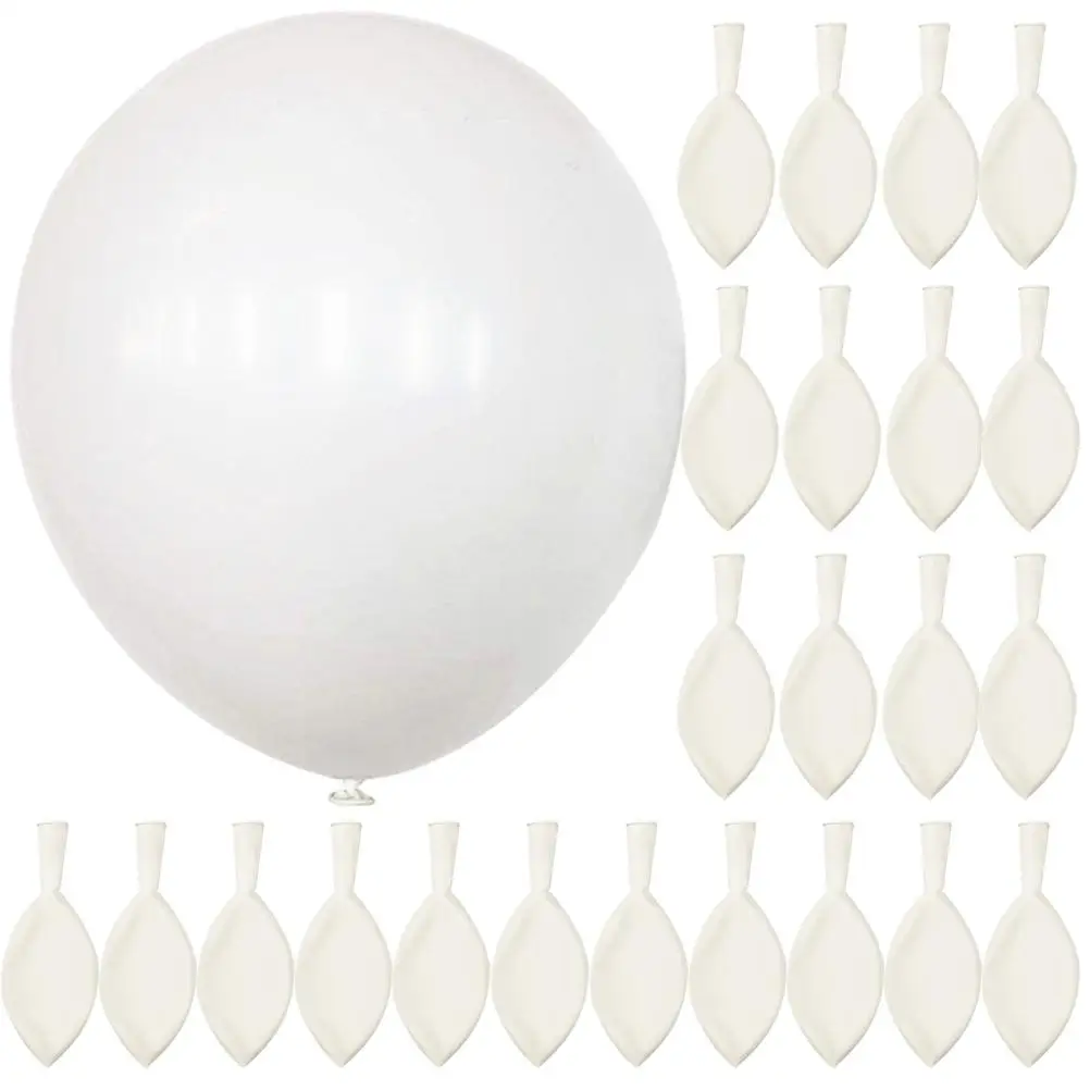 

100pcs White Balloons Bulk Decorations for Party Wedding White Balloons Bridal Shower Baby Anniversaries Valentines
