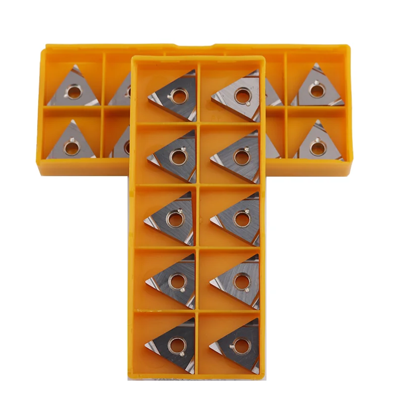 10個TNGG 160402   TNGG 160404 R-F L-F NX2525 サーメットインサート三角 CNC 旋盤機械外部旋削切削工具 TNGG ブレード