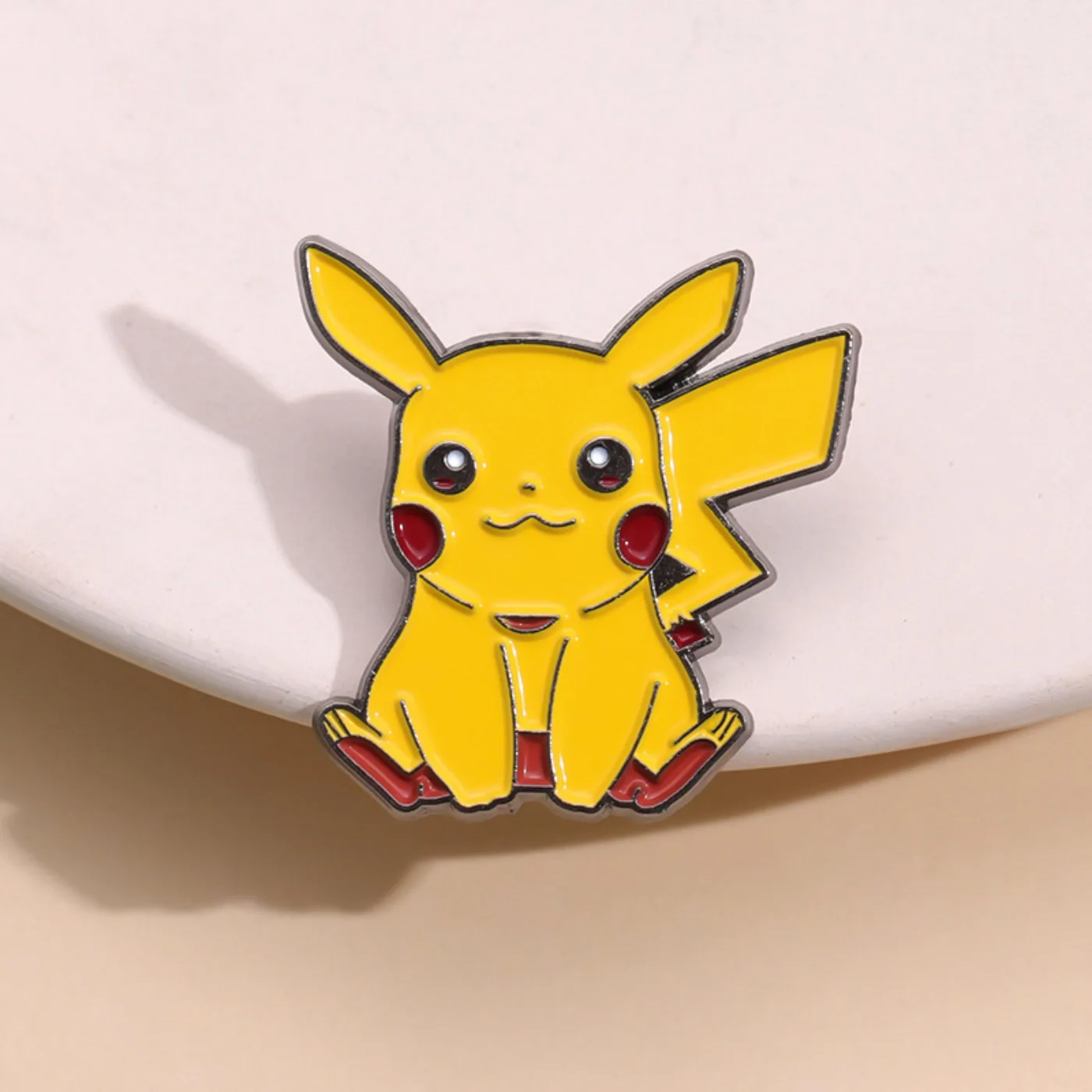 Pokemon Pikachu Anime Brooch for Backpacks Enamel Pin Metal Brooch Pin Badges Pin Brooches Jewelry Accessories Action Figures view 2