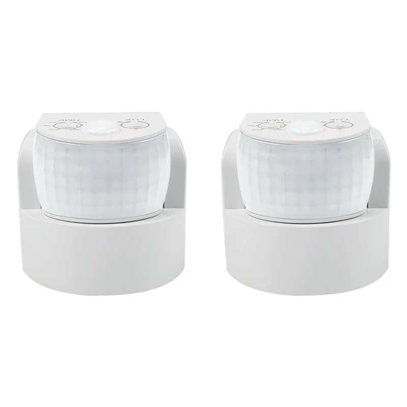 A37T-2X Waterproof Double Infrared Probe Motion Sensor IP65 AC 220V-240V PIR Motion Detector Automatic 120 °White