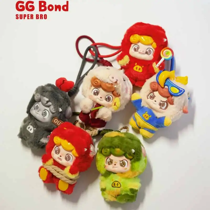 

Jotoys Q Kid X Gg Bond Super Bro Series слепая коробка игрушки случайное магнитное притяжение свинья морда кукла забавный дизайн загадочная коробка подарки