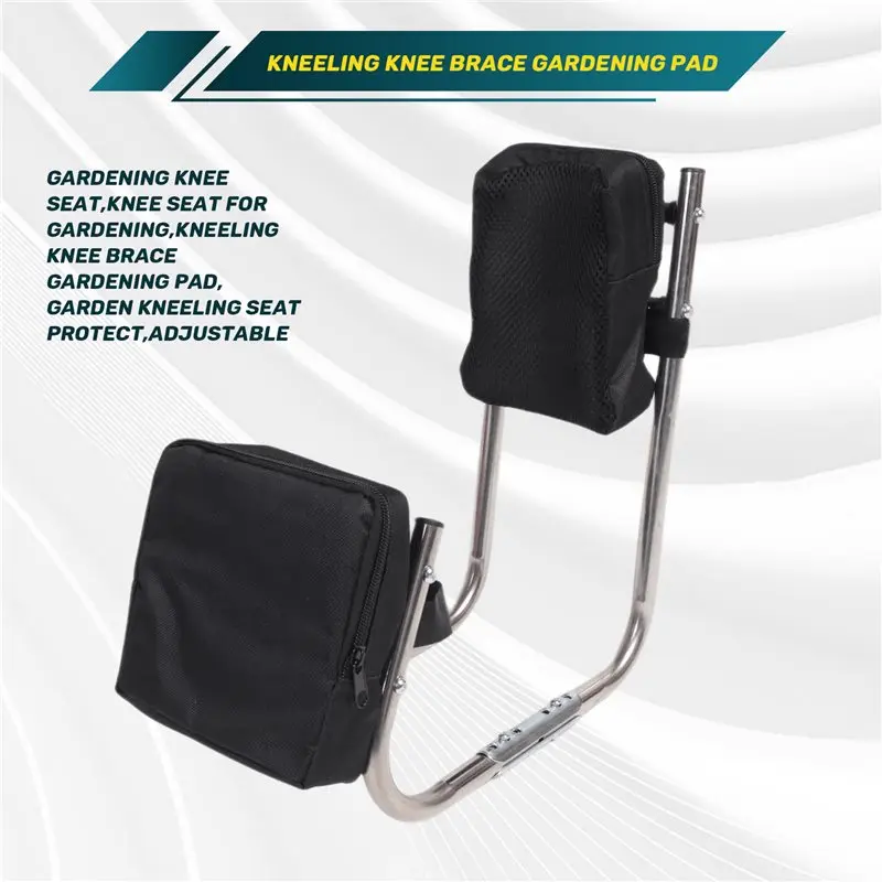 B50C Gardening Knee Seat,Knee Seat For Gardening,Kneeling Knee Brace Gardening Pad, Garden Kneeling Seat Protect,Adjustable