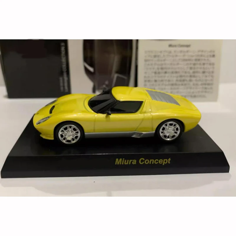 KYOSHO 1:64 Miura Concept gele legering automodel volwassen klassieke collectie statische weergave ornament cadeau