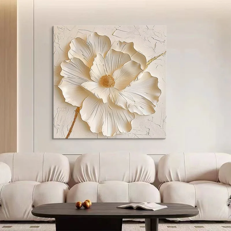 

A-0389 Lily oil painting, serene and beautiful.