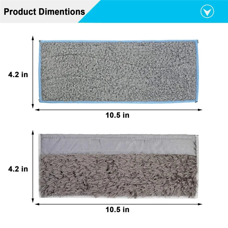 Bantalan Pel Basah & Kering dan Suku Cadang Ban Roda Pengganti untuk Irobot Braava Jet M6 (6110) (6012) (6112) (6113) Pel Robot Utama