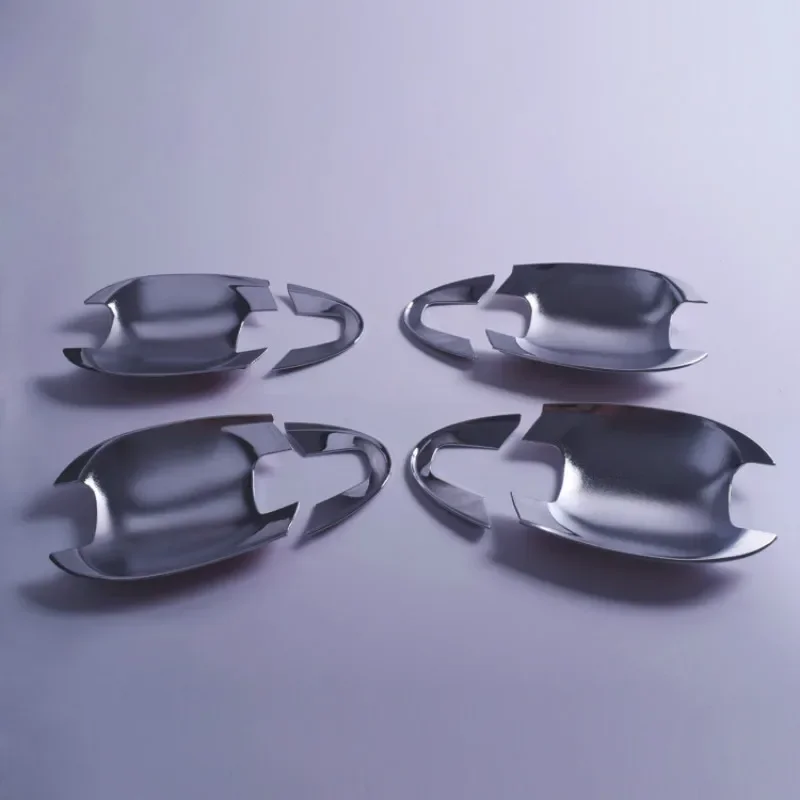 FUNDUOO for Toyota Wish 2010 2011 2012 2013 2014 2015 2016 2017 Chrome Car Door Handle Cup Bowl Covers Styling Accessories