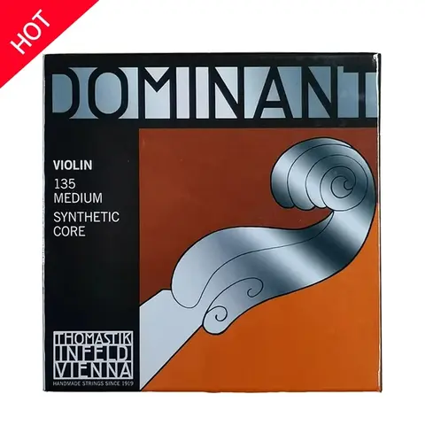 새로운 품질 Thomastik Dominant 135B 135 중간 바이올린 현 4/4 현 풀 세트 G D A E 현