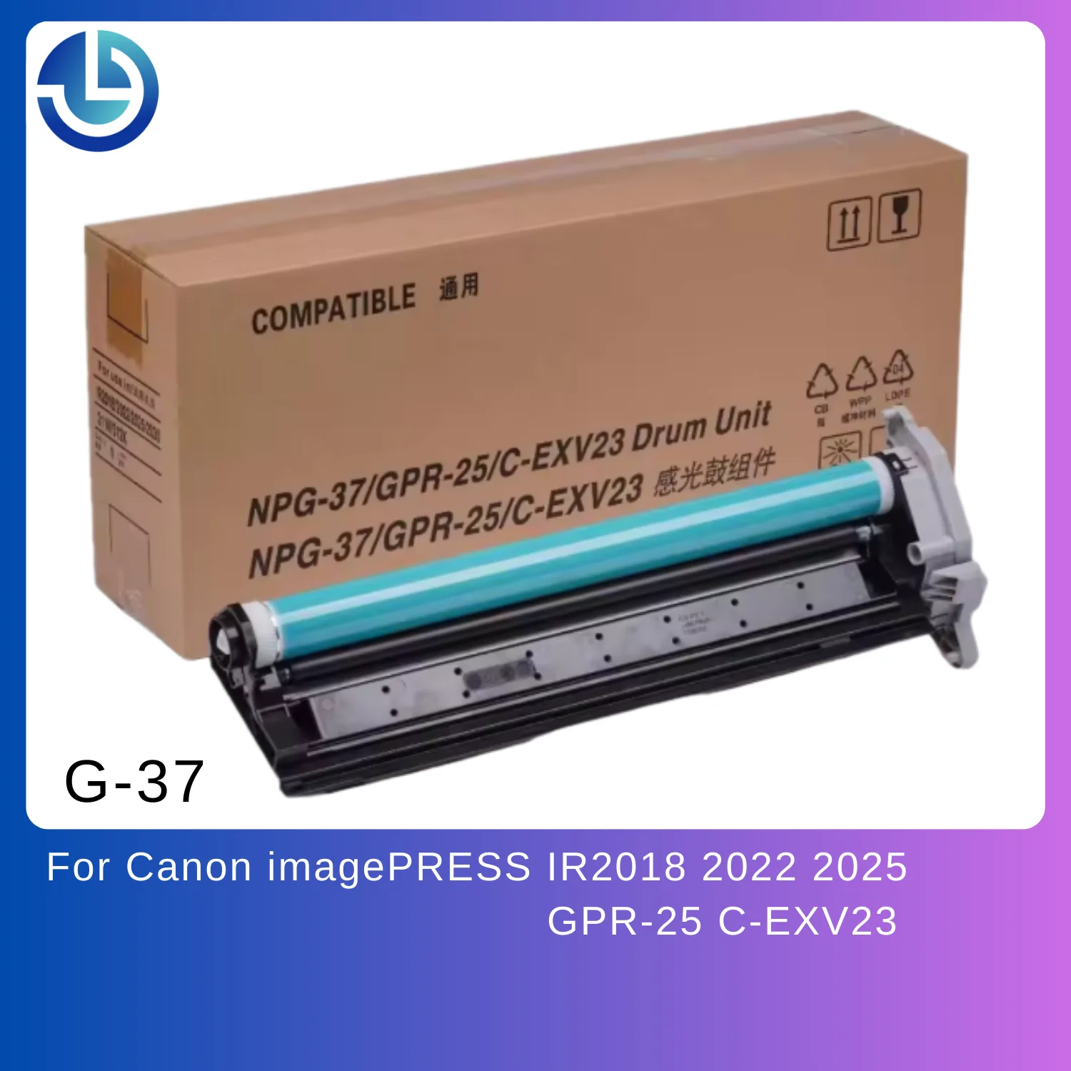 G-37 Color Drum Unit for Canon imagePRESS IR2018 2022 2025 GPR-25 C-EXV23