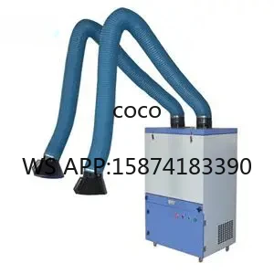 Mobile Welding Fume Extractor with On-Gun Suction Arm, Industrial Fume Filtration Unit