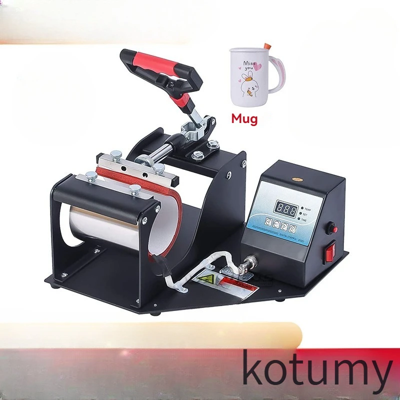 220V Mug Heat Press Machine Sublimation Transfer Printer for DIY Advertising Photo Printing on Magic Color Changing Mugs