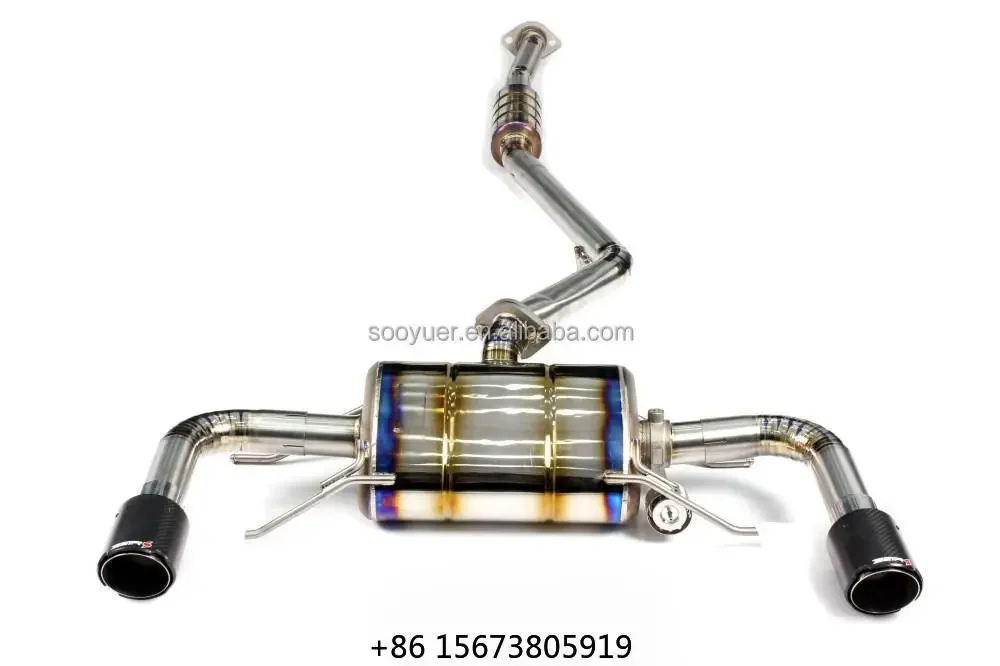 FT86 GT86 86 GR86 2.0 Titanium Custom Catback Exhaust Pipes System Customed Lightweight Racing Grade Enhances Sound