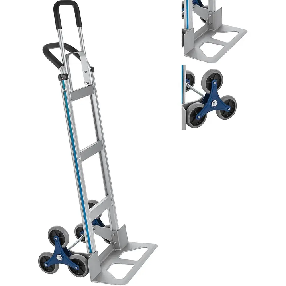 

6-колесная тележка для подъема по лестнице с платформой 18 x 7,5 дюймов