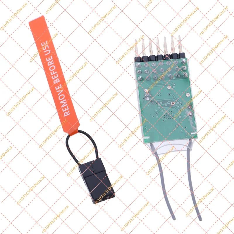 DSM2 2.4GHz 6100E 6-Channel Receiver Compatible JR/SPEKTRUM/D7E D10 DX6I DX18 DX8 DX9