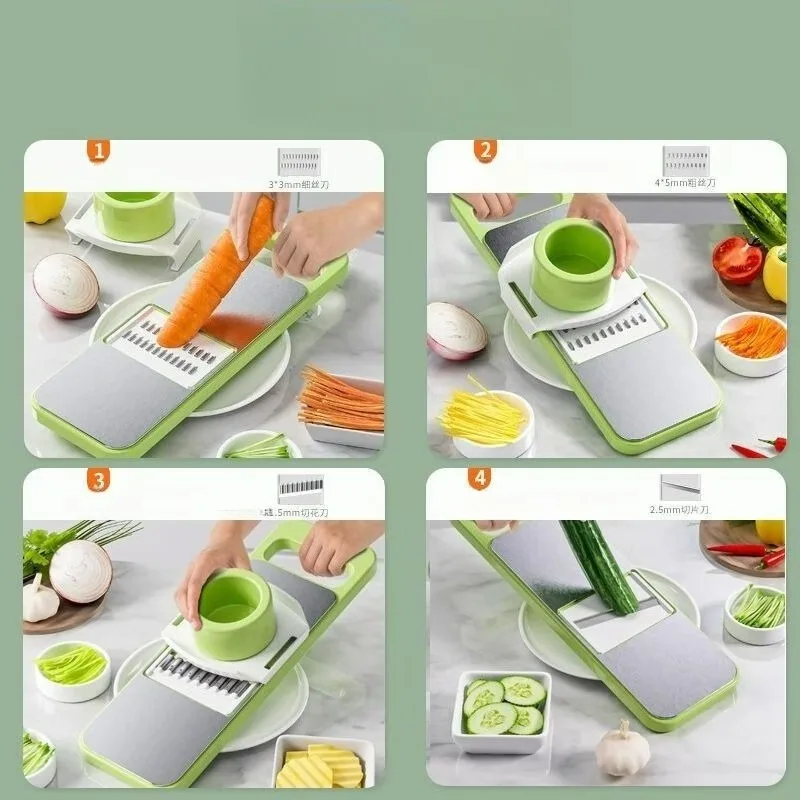 Wire Planer, Stainless Steel Wire Cutter, Multi-functional Vegetable Artifact, Silk Wiper, Kitchen Potato Silk Wiping Board
