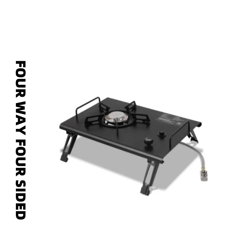 

Уличная складная карточная походная настольная плита, посуда, портативная складная газовая плита, маленькая газовая плита для кемпинга
