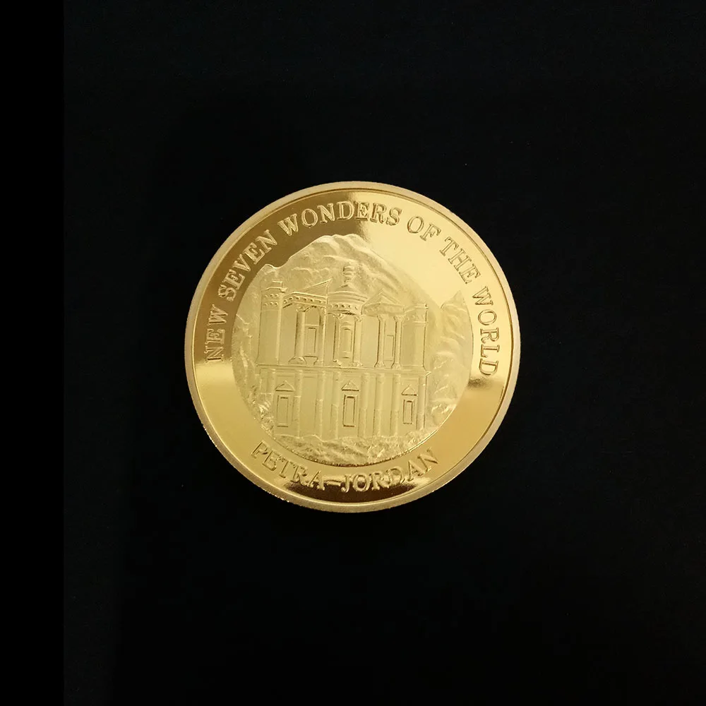 Seven Wonders of The World Coin Collection Gold-plated