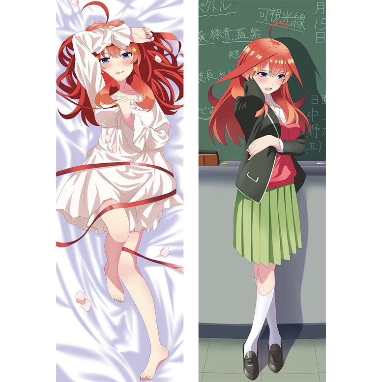 

Body Dakimakura Anime Cover Nakano Itsuki 3D Printed Pillowcase Hugging Bedding Pillow Case