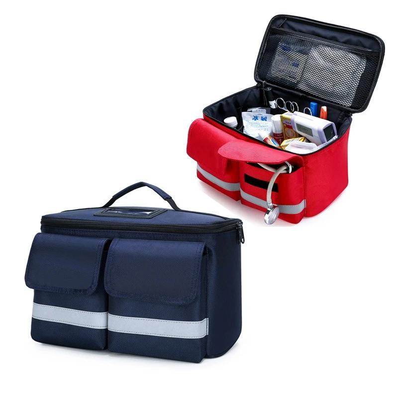 Medical Empty EMS First Aid Bag Waterproof Portable Multi-layer for Outdoor Travel Clinic Nursing Rescue Survival Earthquake