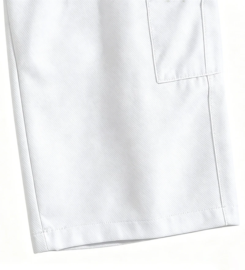 2026 New Men Multi Pocket Cargo Capri Shorts Loose Fit Daily Street Travel Outdoor Casual Drawstring Waist Cropped Short Pants
